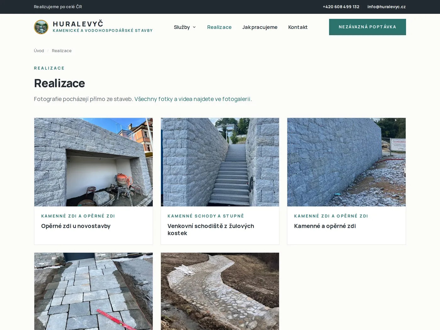 Project listing on the HURALEVYČ website
