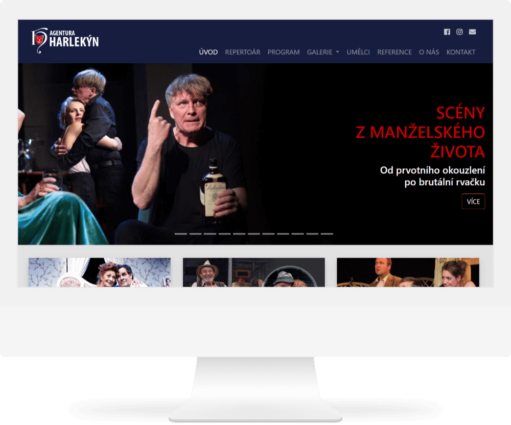 Mobilní verze reference: Harlekýn