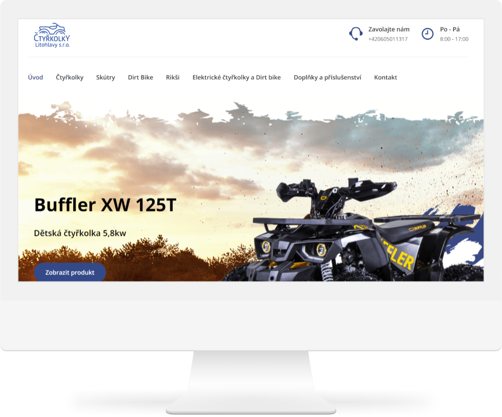 Mobilní verze reference: Čtyřkolky Litohlavy